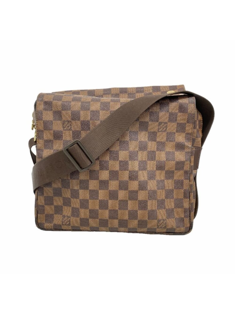 Louis Vuitton Shoulder Bag Damier Naviglio Ebene
